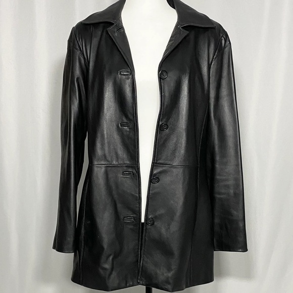 Vintage DANIER Leather Blazer Jacket - Picture 1 of 7